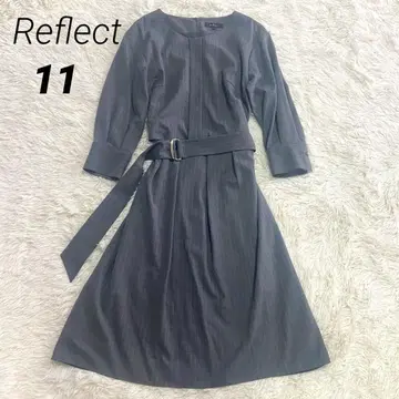 Reflect 벨트 포함 원피스 스트라이프 워셔블 11호