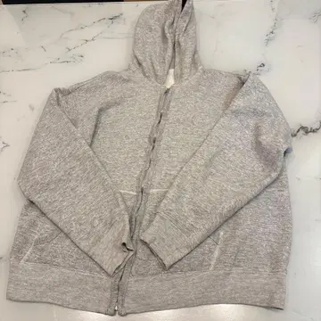 그레이 지퍼 후디 USA제 [빈티지] 80s