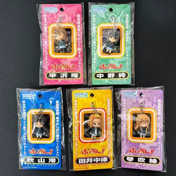 케이온! 넨도로이드 푸치 참 컬렉션 5종 세트