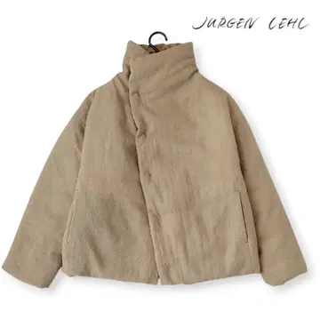 Jurgen Lehl  실크 혼방 다운 자켓 숏코트