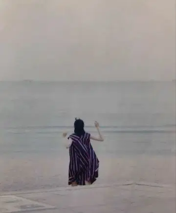 45r45rpm 스트라이프 슬리브리스 원피스