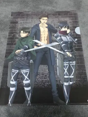 Newdays 클리어 파일 A4 리바이 엘렌 미카사 진격의 거인