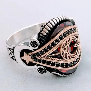 NEW 터키산 문 스털링 실버 925