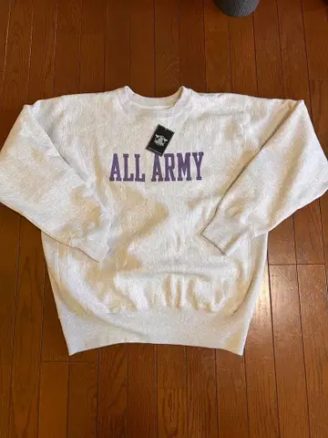 리얼 맥코이 ALL ARMY 맨투맨 L 사이즈 미사용 새상품