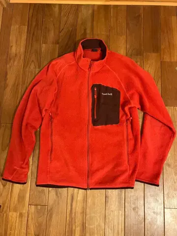 mont-bell 플리스 자켓 오렌지