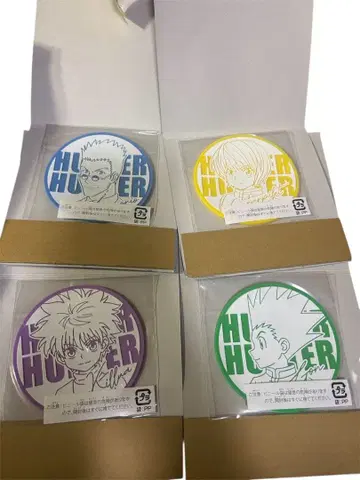 헌터 x 헌터 코스터 4개 세트