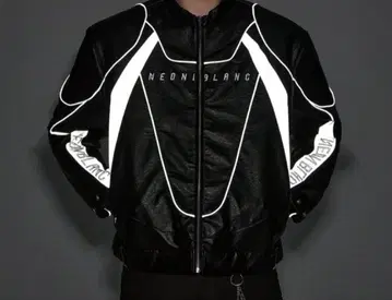 스트릿 블랙 가죽 자켓