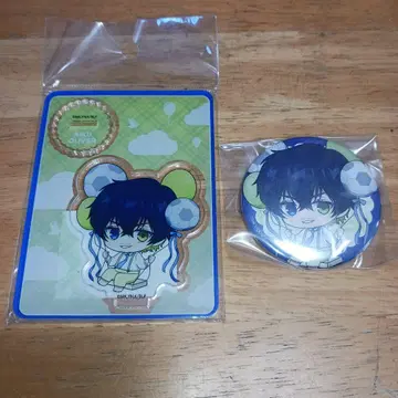 올리바 미니 캐릭터 캔뱃지 아크릴 마스코트 바룬코 블루 록