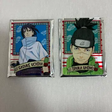NARUTO 스탯 카드 우치하 사스케 우미노 이루카 2세트