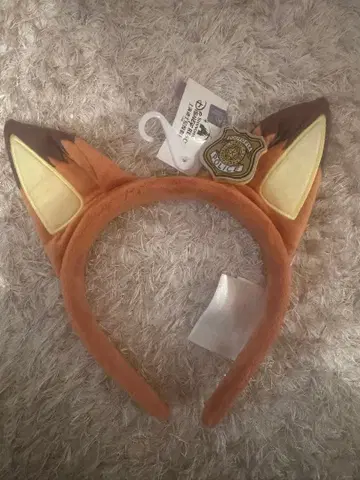 상하이 디즈니 닉 머리띠 주토피아