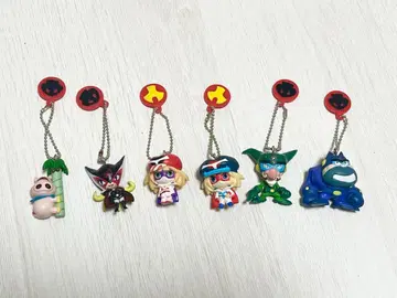 얏타맨 피규어 스트랩 6개 세트