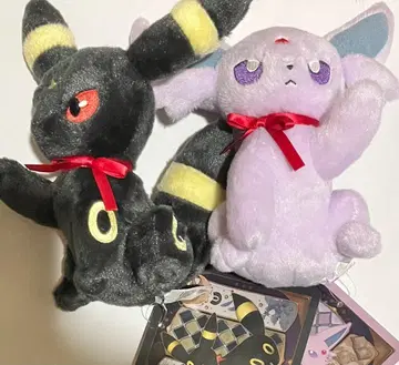 봉제 인형 Eevee Collection 블래키 에브이 2점 세트