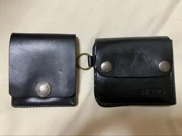 새상품급 가죽 지갑 2개 세트 새들 레더 호스뱃