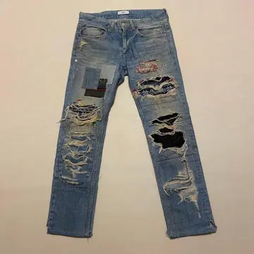 테테이 도근성 데님 데미지 크러쉬 데님