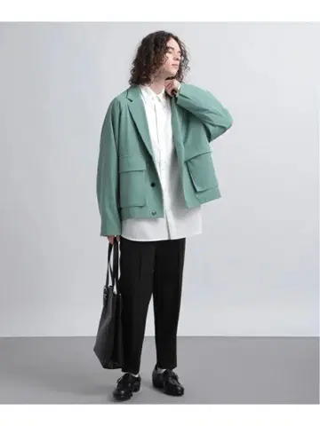 HARE 자켓 블루종형 자켓