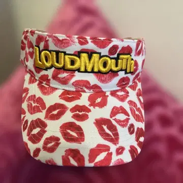 LOUDMOUTH 키스 마크 바이저 미사용품