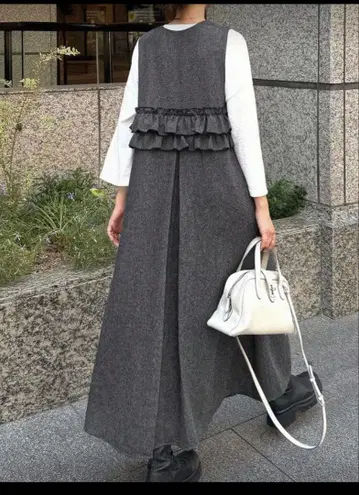 새상품 미사용 가을/겨울 프릴 원피스