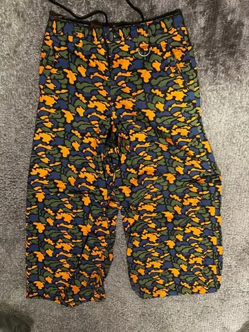 [ a2o ] 디지털 카모 배기 지퍼 팬츠