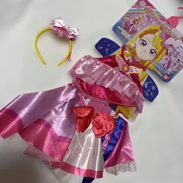 변신 프리참 큐어 버터플라이 프리큐어 코스튬 헤어밴드 포함