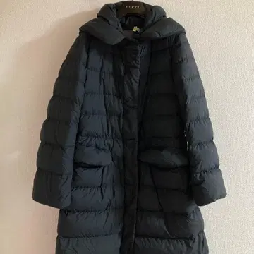 유니클로 질 샌더 +J 울트라 롱 다운 후디드 코트 L