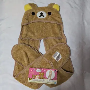 [레어] 리락쿠마가 될 수 있는!? 후드 부착 머플러 제일복권 D상