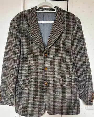 해리스 트위드 테일러드 자켓