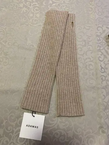 미사용 ADAWAS 내추럴 캐시미어 100% 리브 암커버