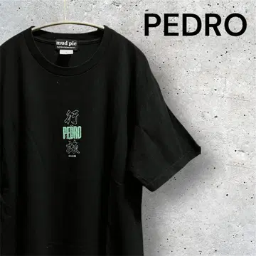 T셔츠 블랙 PEDRO 아유니D 밴딩