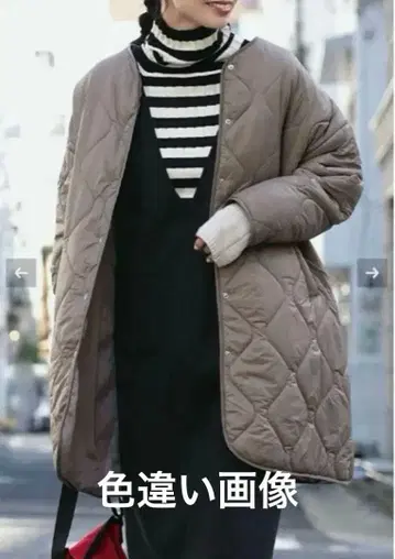 새상품급 이자카야 매니아 스토어 ZOOTIE 퀼팅 코트 그레이