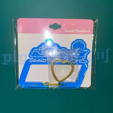 3 페클 하트링 부착 아크릴 카라비너 퓨로랜드 산리오