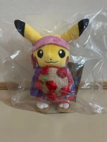 포켓몬 센터 토호쿠 하나가사 마츠리 놀이 피카츄 봉제 인형