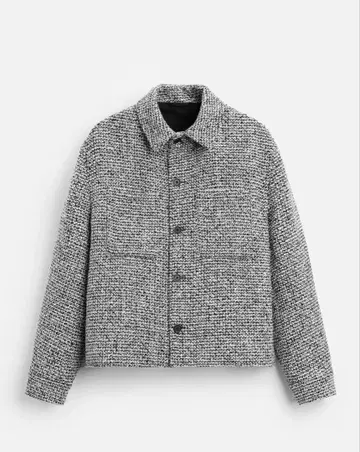 ZARA 텍스처 셔츠 자켓
