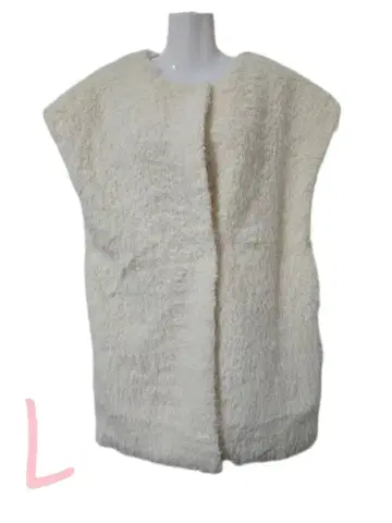 새상품/베스트/퍼/L/베스트/화이트 계열/여성용/여성용 *0563