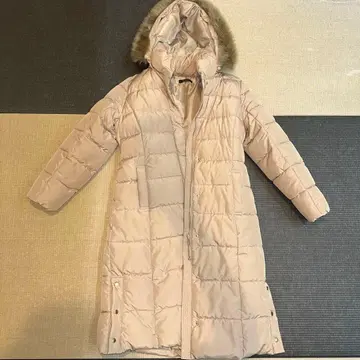 RagOut 후드 부착 다운 자켓 베이지