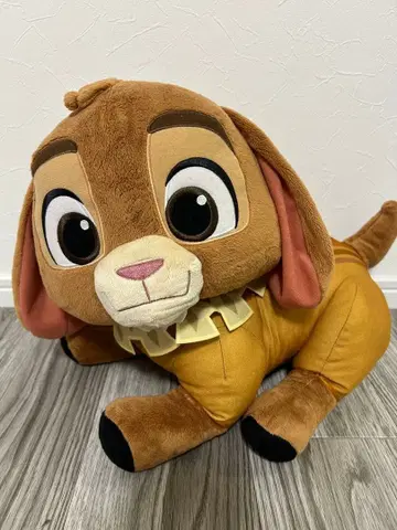 브라운색 강아지 봉제 인형