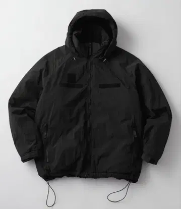 2WAY 발수 나일론 빅 실루엣 밀리터리 숏 패딩 자켓