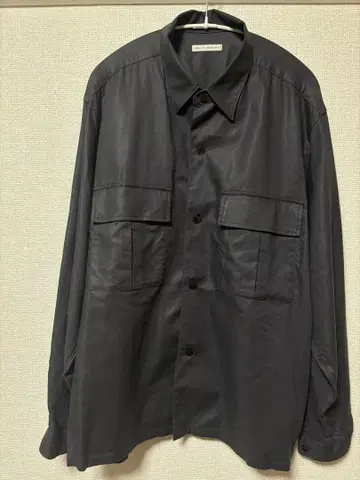 UNITED ARROWS 유나이티드 애로우즈 트윌 CPO 셔츠 브라운