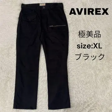 AVIREX 아비렉스 카고 팬츠 XL 블랙 카모플라쥬