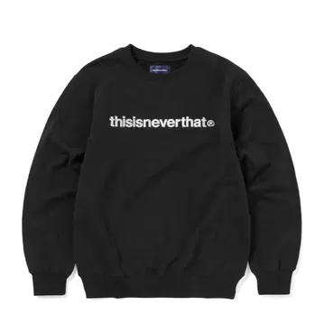 thisisneverthat 블랙 맨투맨 M
