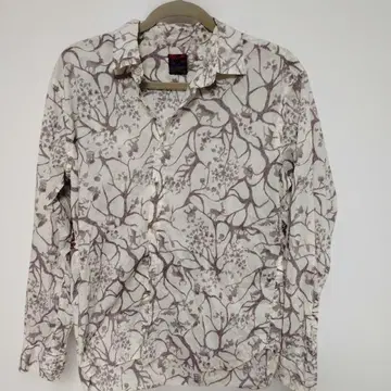 BRU NA BOINNE 소인 나무 동물 패턴 긴팔 셔츠