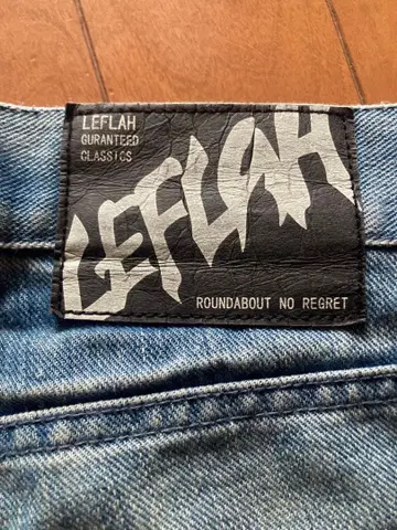 LEFLAH 데미지 데님 XXL