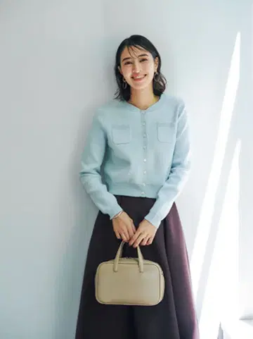 LAUBEBLANC 로브 블랑 컴팩트 크루넥 가디건