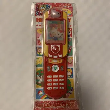 미개봉품 헬로키티 말하는! 뱅글뱅글 휴대폰