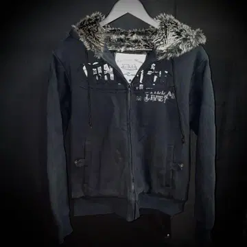 Von Dutch 퍼 후드티 자수 로고 Y2K 스트릿