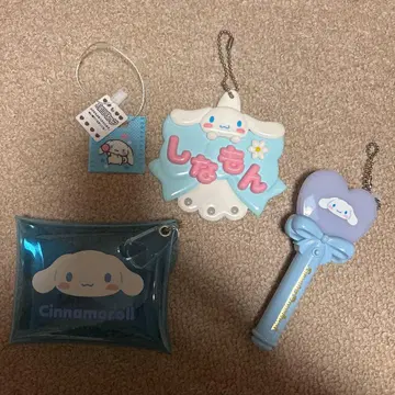 시나몬 시나모롤 산리오 한정판 미니 응원봉 이름 플레이트