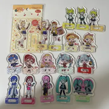 VOCALOID 100엔샵 굿즈 아크릴 스탠드 전종 묶음 판매