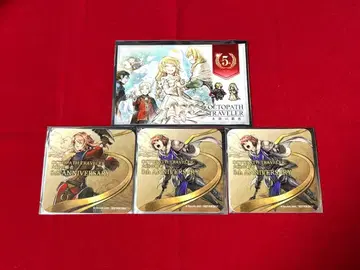 옥토패스 트래블러: 대륙의 패자 엽서 코스터 파세라 4종 세트