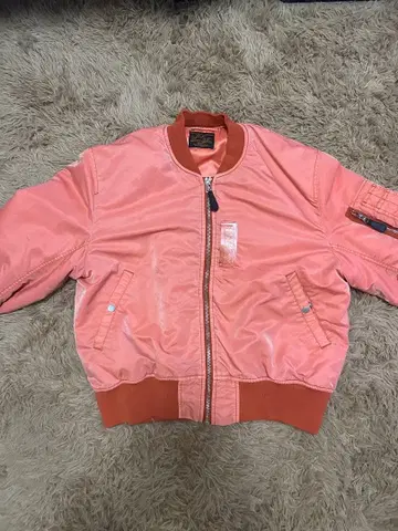 핑크 MA-1 자켓