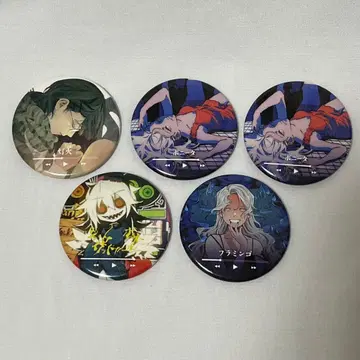 syudou 캔뱃지 POPUP 가챠 5개 세트