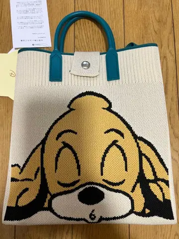 시마무라 디즈니 플루토 파피즈 니트백 숄더백